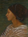 Head of a mulatto woman (Mrs. Eaton) by Joanna Boyce Wells